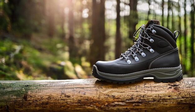 Durable Leather Hiking Boots