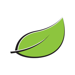 leaf ecology  logo and vector template