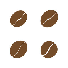 coffee bean icon vector