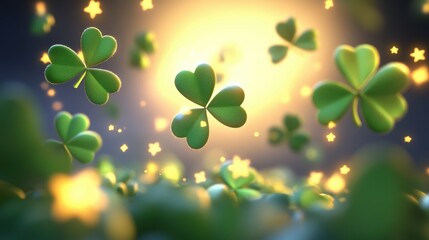 St. Patrick’s Day theme decoration.