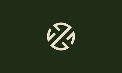 Initials Letter Z Logo Vector
