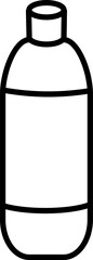 ペットボトルの飲物のアイコンイラスト