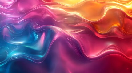 Obraz premium Fluid Color Changing Liquid Crystal Background Captivating for Wallpapers and Graphics