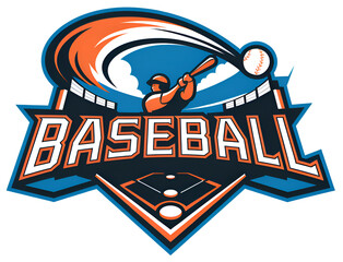 The text 'Baseball' is combined with the image of a baseball game, designed to make the meaning of the letters clearer and more visual.