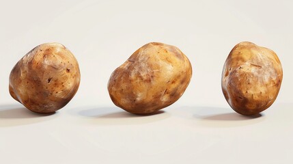 hazelnuts on white background