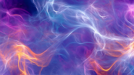 Fototapeta premium Abstract swirling energy; vibrant colors, cosmic background; design