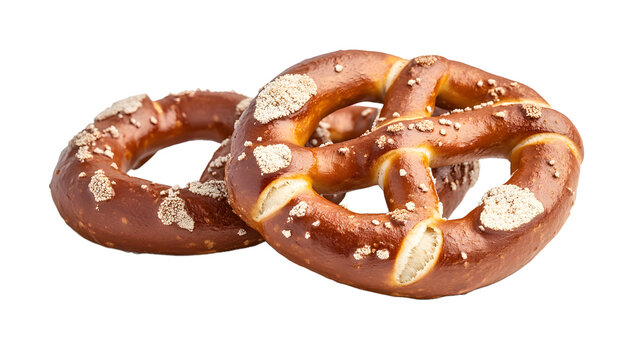 recommend clip art: pretzel isolated on white background