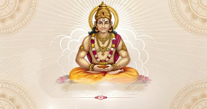 Indian legend illustration.