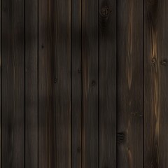 Naklejka premium Rustic dark wooden planks texture with natural grain patterns for background or design