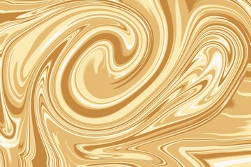 Soft orange and beige marble texture with liquid swirl patterns. Modern background concept