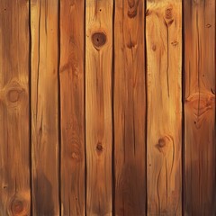 Naklejka premium Rustic wooden planks with warm brown texture and natural grain patterns for chic interior design