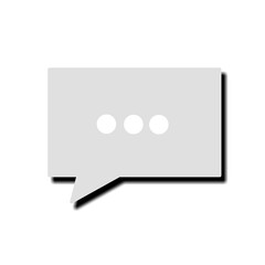 Speech Bubble Icon for Graphic Design Projects