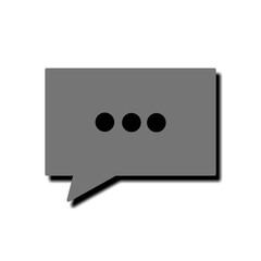 Speech Bubble Icon for Graphic Design Projects