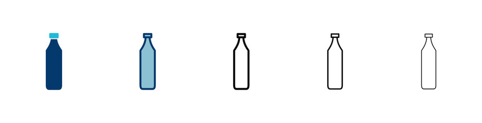 Bottle icon vector isolated on white background. Bottle vector icon