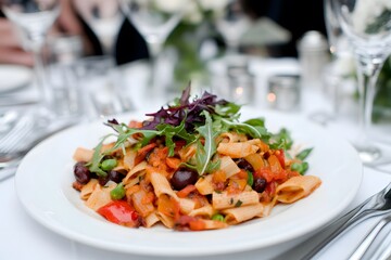 Delicious Penne Pasta Salad with Roasted Vegetables and Herbs