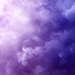 Fototapeta premium Purple cloudscape background with ethereal smoke and dreamy atmosphere, evoking sense of wonder and mystery