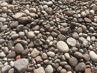 small stone background, home yard decoration