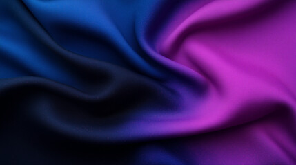 Soft fabric with gradient of blue and purple hues, creating smooth texture.