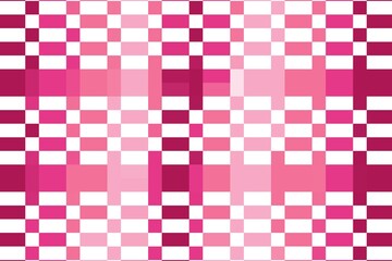 A dark pink checkerboard pixel pattern with a gradient square grid layout, creating a structured and abstract geometric design.
