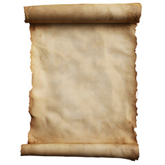 Old scroll paper graphic isolated design isolated on transparent background