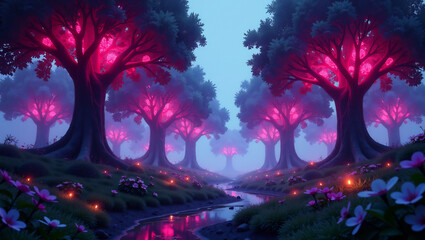 Enchanted Cyber Forest