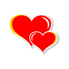 Love icon design illustration for romance theme