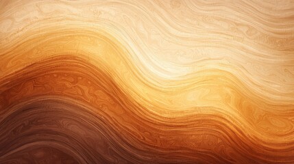 Fototapeta premium Abstract Wavy Wooden Grain Pattern in Warm Earthy Tones