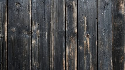 Obraz premium Bold Dark Stained Wooden Planks with Sharp Contrasts and Texture