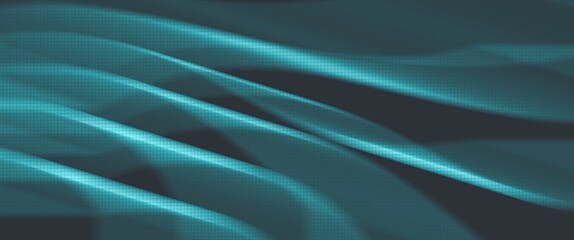 abstract blue-gree wave background