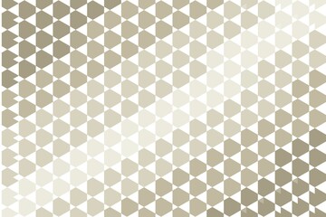 Soft brown and beige geometric triangle pattern with an abstract hexagonal grid. Modern symmetry concept