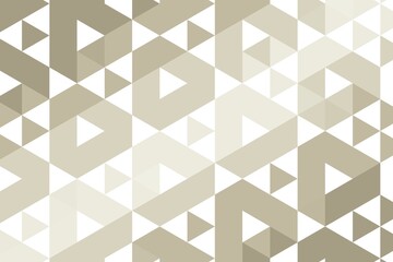 Soft brown and beige geometric triangle pattern featuring a structured abstract mosaic. Modern symmetry concept