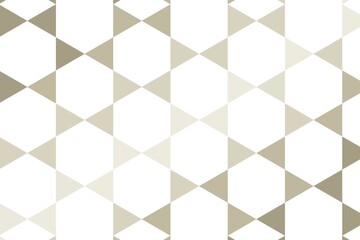 Soft brown and beige abstract diamond grid with triangles forming a structured geometric design. Modern mosaic concept