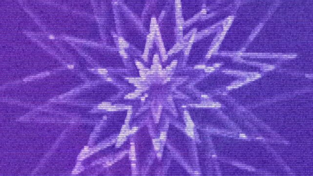 Star, purple, retro, glitch, grunge, spinning, vj loop, 4k, pro res, high res animation, cartoon, flashing, symbol, shape, art, pattern, light, wallpaper, background design with vector illustration