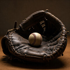 baseball and glove