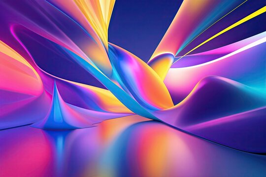 Futuristic Gradient Design Collection with Vibrant Dynamic Colors for Business and Marketing Materials