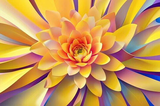 Bright Yellow Gradient Joyful Banner Background