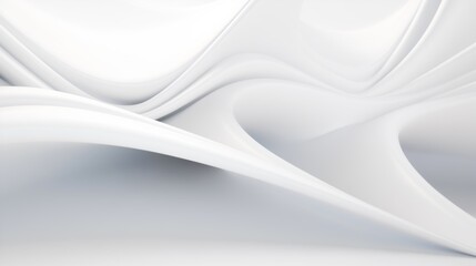 Fototapeta premium White Smooth Paper Wave Background