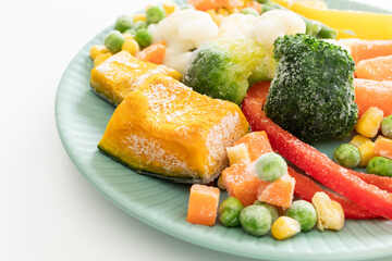 冷凍野菜　野菜の冷凍保存　冷凍食品