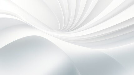 Fototapeta premium Abstract curved dynamic white background