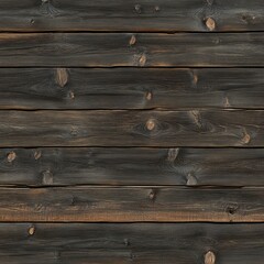 Fototapeta premium Rustic wooden plank texture with natural grain and knots