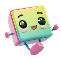 3d render of a cartoon character