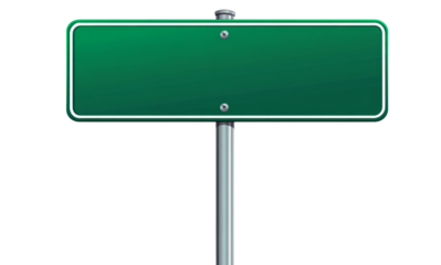 Weathered Traffic Sign Transparent