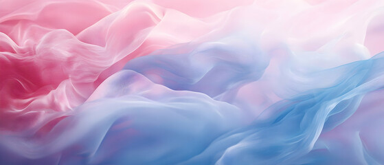 Obraz premium Abstract tech gradient waves in blue and pink hues - 