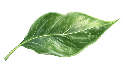 Eucalyptus leaf png illustration on transparent background for design projects and botanical themes.