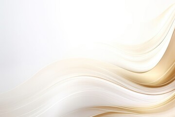 Free plain white background with gold wave