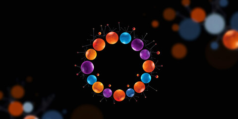 Fluid & Bold: Abstract Textures with Colorful Bubbles and Natural Patterns