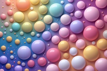 Trendy Whimsical Polka Dot Gradient Background Designs for Stylish Covers