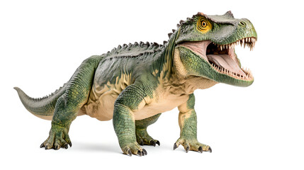 Obraz premium Detailed Close-up of a Prehistoric Dinosaur Model