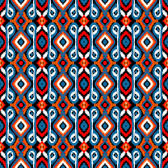 pattern batik flower damask ethnic boho ikat texture tribal geometric background