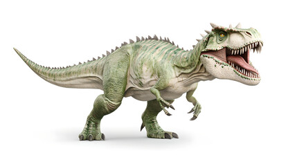 Powerful 3D Render of a Prehistoric Tyrannosaur Roaring